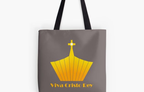 Viva Cristo rey Bolsa de tela