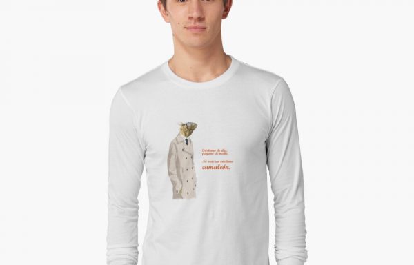 No seas un cristiano camaleón Camiseta de manga larga