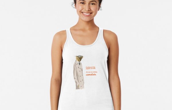 No seas un cristiano camaleón Camiseta con espalda nadadora